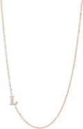 Anzie Diamond Initial Necklace