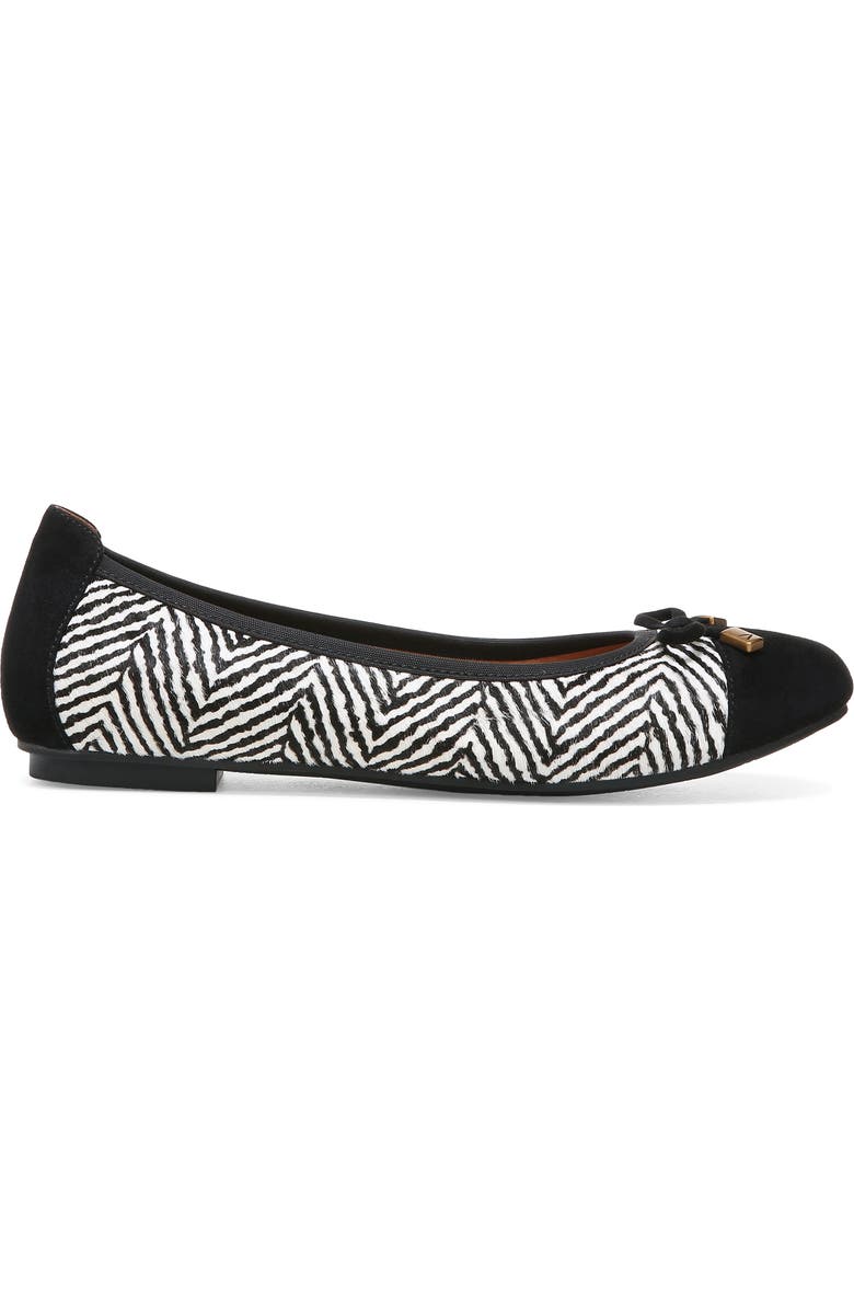 Vionic Minna Faux Calf Hair Flat, Alternate, color,