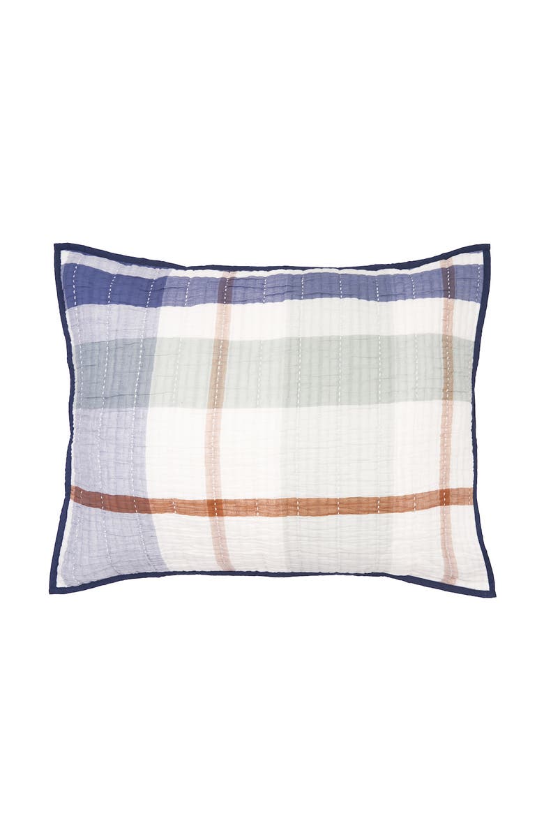 C&F Home Cypress Plaid Coverlet Set, Alternate, color, Blue