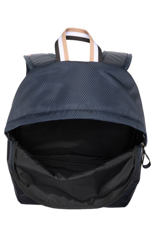 Hugo Boss Boss Pixel Logo Backpack In Blue
