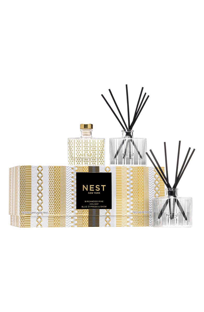 NEST New York Festive Petite Reed Diffuser Trio, Main, color, 