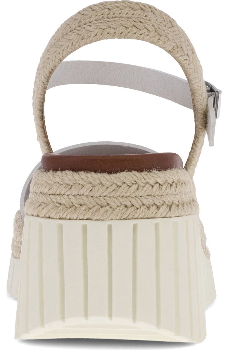 MIA Yanis Ankle Strap Platform Wedge Sandal, Alternate, color, White