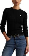 Polo Ralph Lauren Julianna Cotton Cable Sweater
