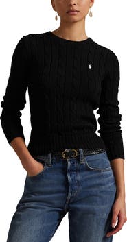 Polo Ralph Lauren Julianna Cotton Cable Sweater