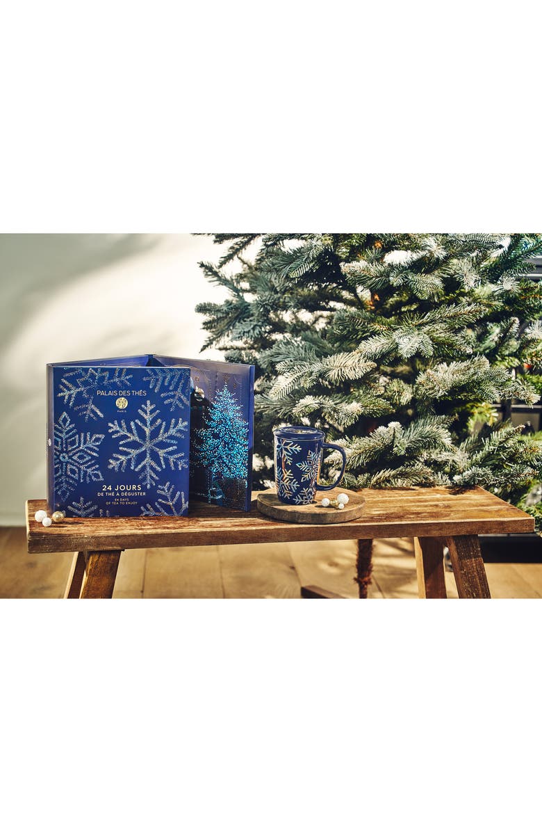 Palais des Thés Holiday Tea Infuser Mug, Alternate, color, Black