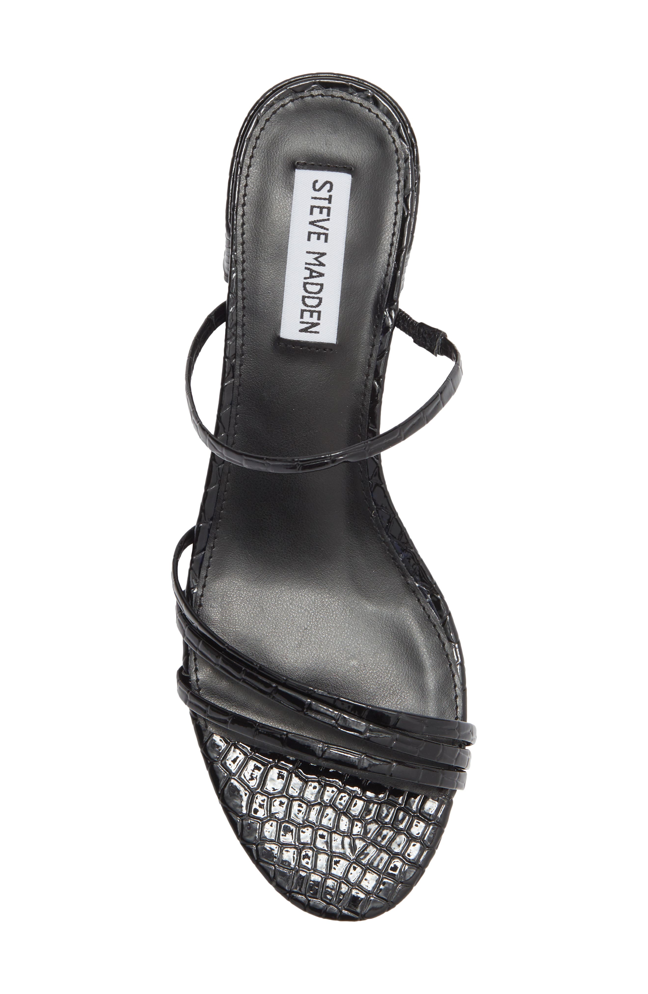 Steve Madden Miari Slide Sandal, Alternate, color, Black Croco