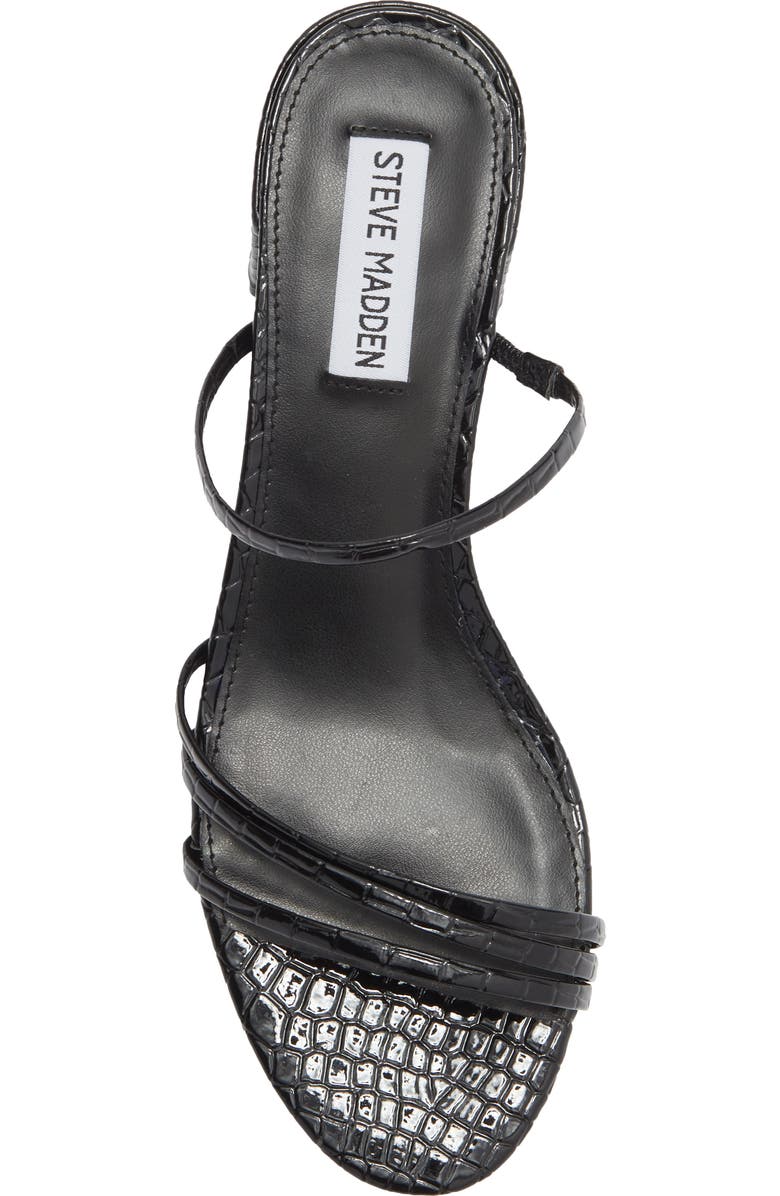 Steve Madden Miari Slide Sandal, Alternate, color, Black Croco