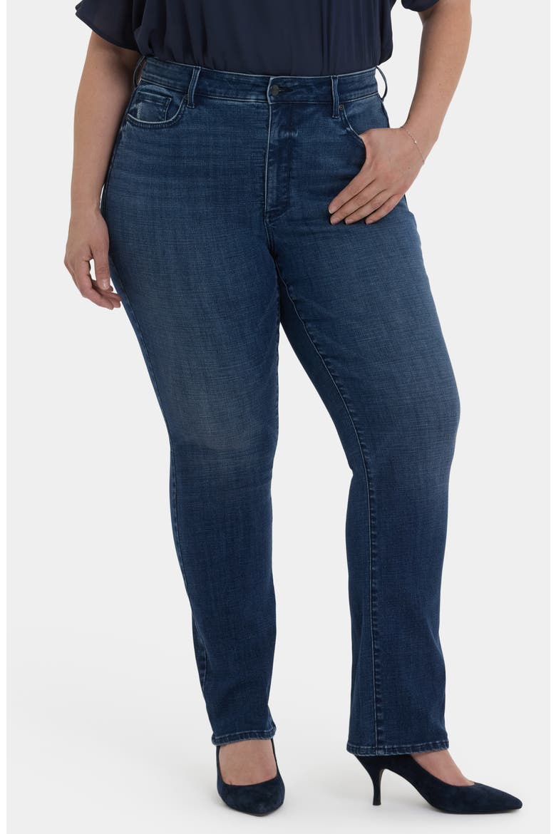 Marilyn High Waist Straight Leg Jeans, Main, color, MOONLIGHT