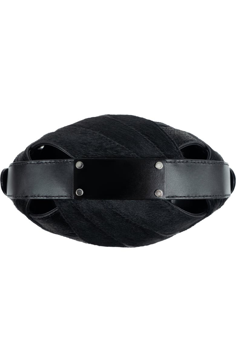 PERRIN PARIS LE PETIT PANIER XBODY BAG PONY, Alternate, color, Black