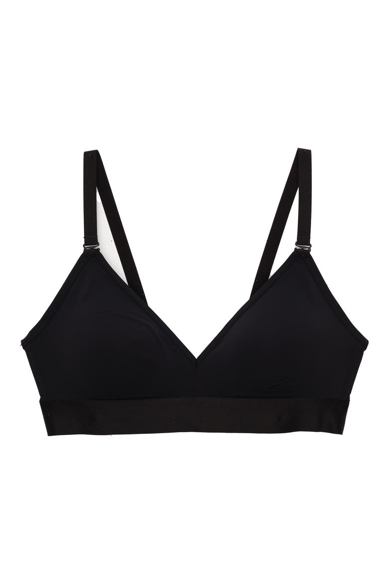 24/7® Classic Wireless Bralette, Alternate, color, BLACK