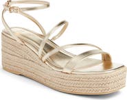 BP. Coco Espadrille Ankle Strap Platform Wedge Sandal