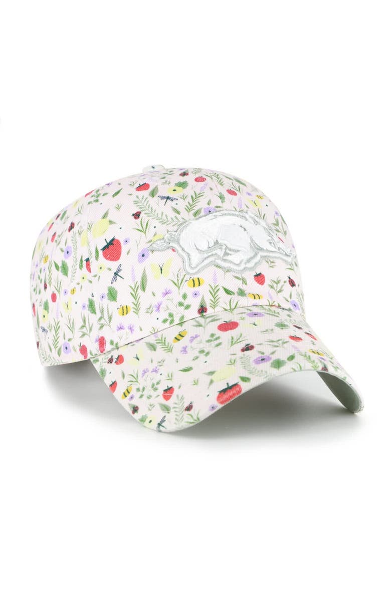 '47 Women's '47  Light Pink Arkansas Razorbacks Posey Clean Up Adjustable Hat, Alternate, color, Light Pink