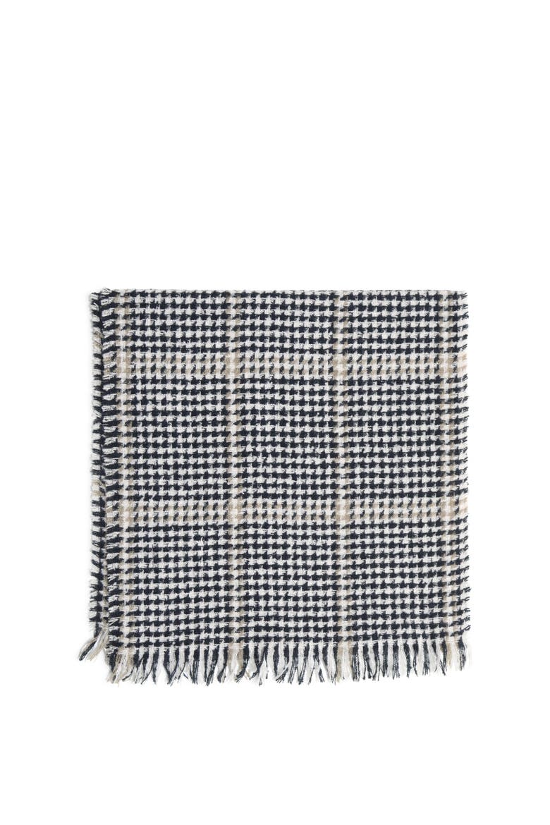 Espresso Scarf, Alternate, color, Black/Beige