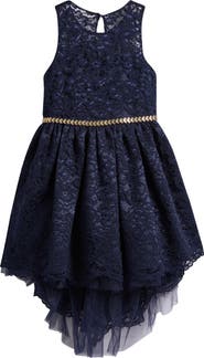 Iris & Ivy Kids' Lace High/Low Dress
