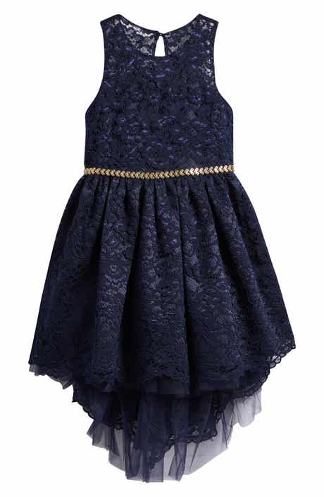 Iris & Ivy Kids' Lace High/Low Dress