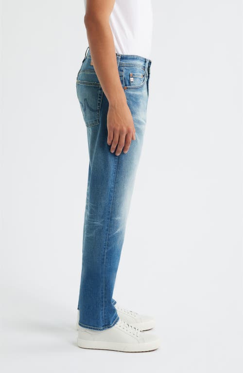 Ag Everett Slim Straight Leg Jeans In Brown