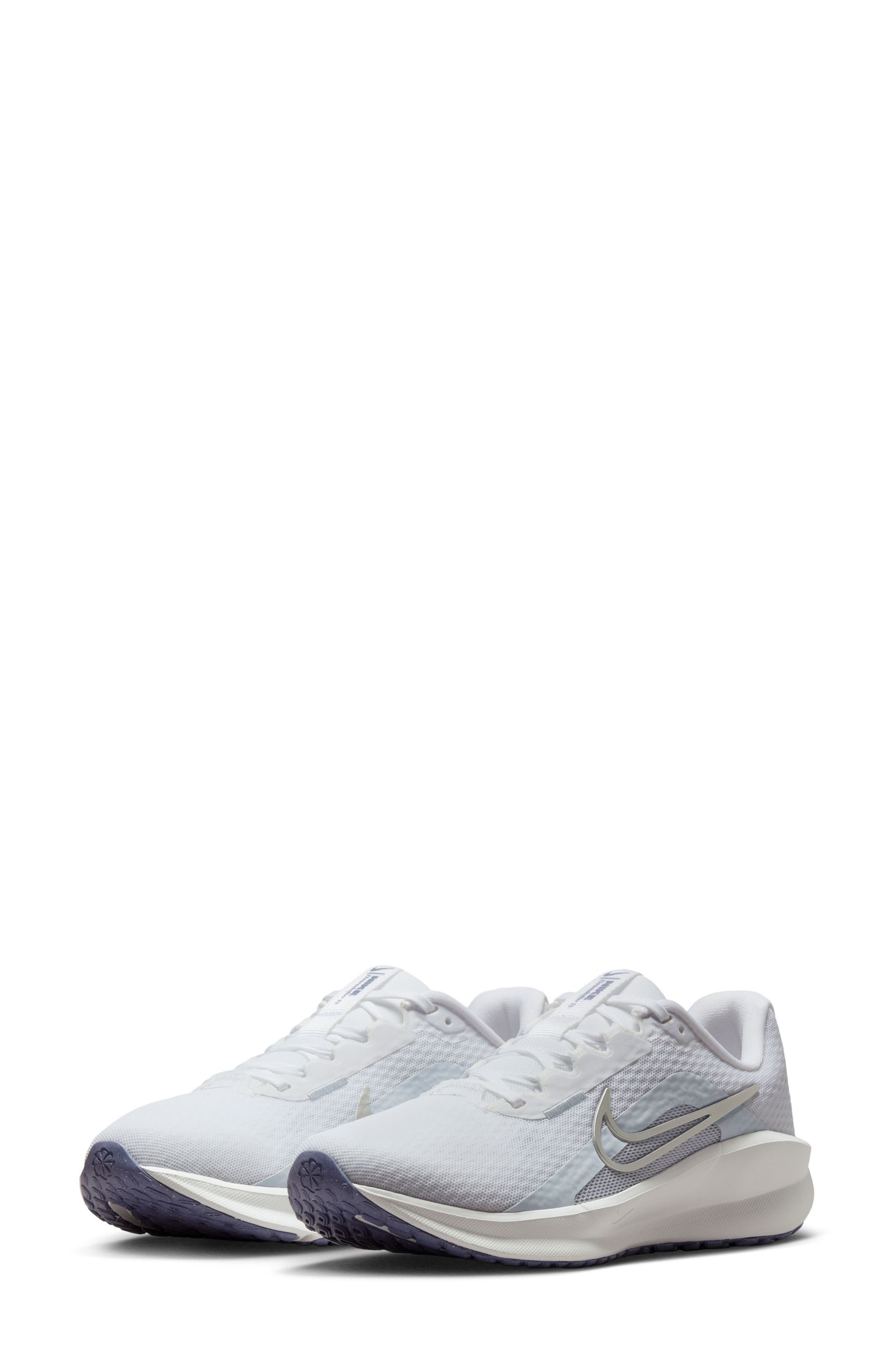  White/ Metallic Silver/ Grey
