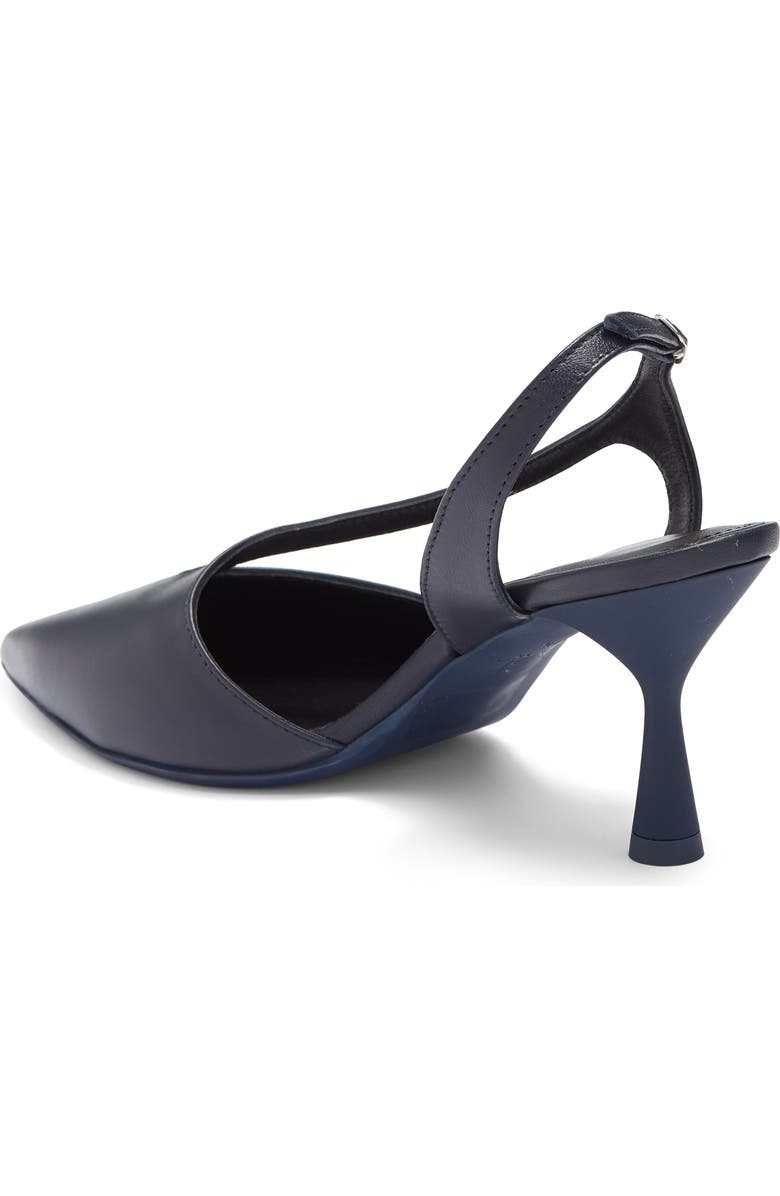 AGL Leather Asymmetric Ankle Strap Pump, Alternate, color,