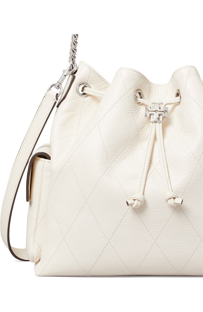 Tory Burch Charlie Quilted Leather Drawstring Shoulder Bag, Alternate, color,