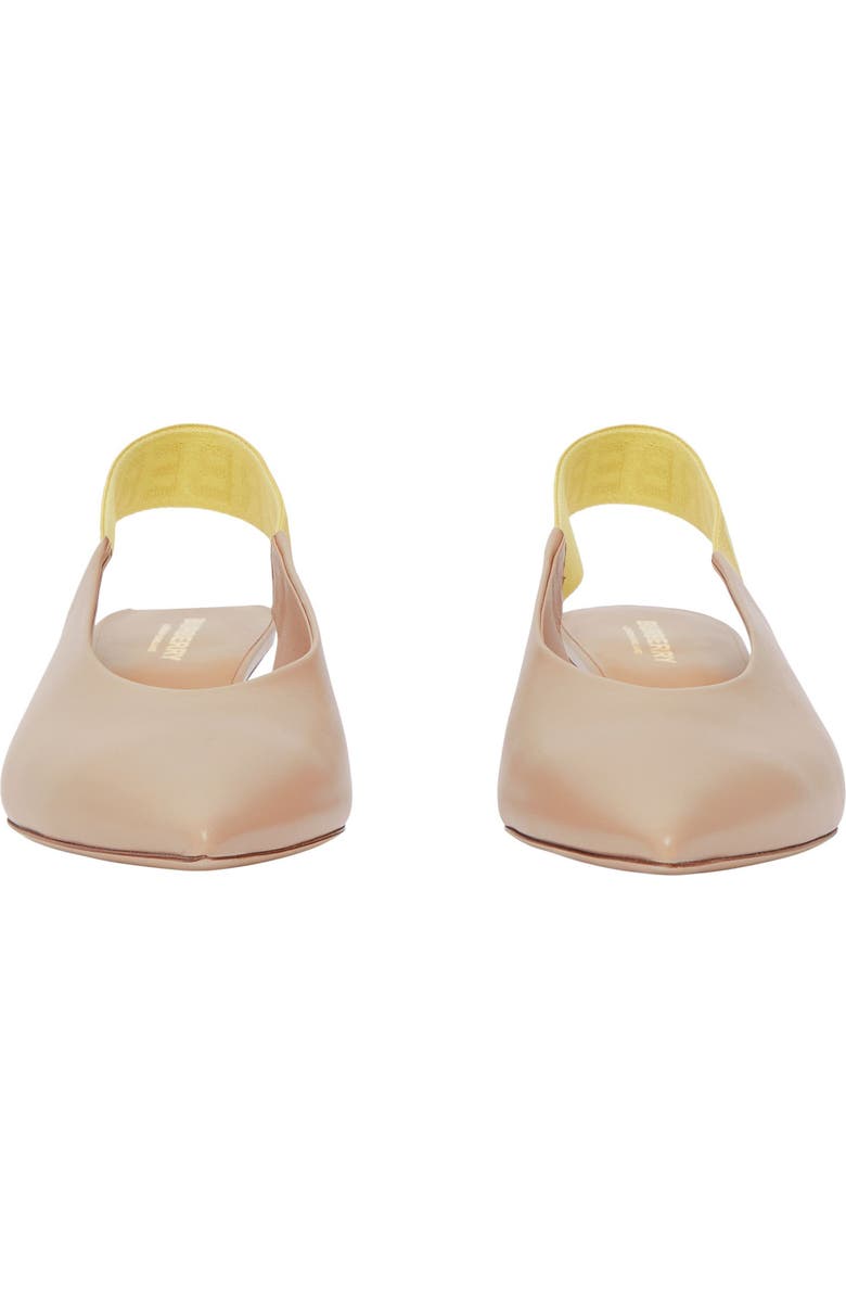 Burberry Malindar Leather Slingback Pointed Toe Pump, Alternate, color,