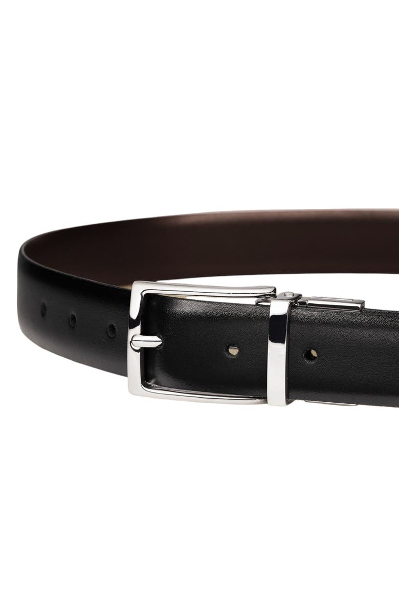 Charles Tyrwhitt Reversible Belt, Main, color, Black