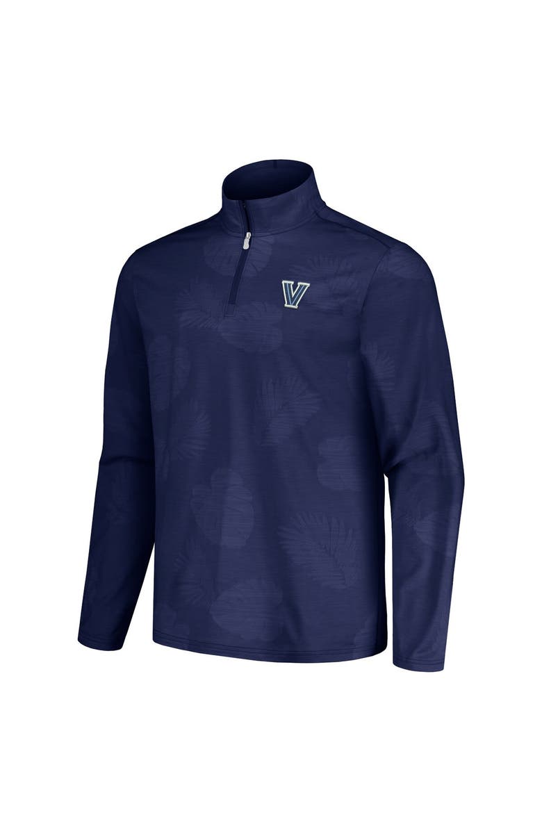 Tommy Bahama Men's Tommy Bahama Navy Villanova Wildcats Delray Frond IslandZone Half-Zip Jacket, Alternate, color, 
