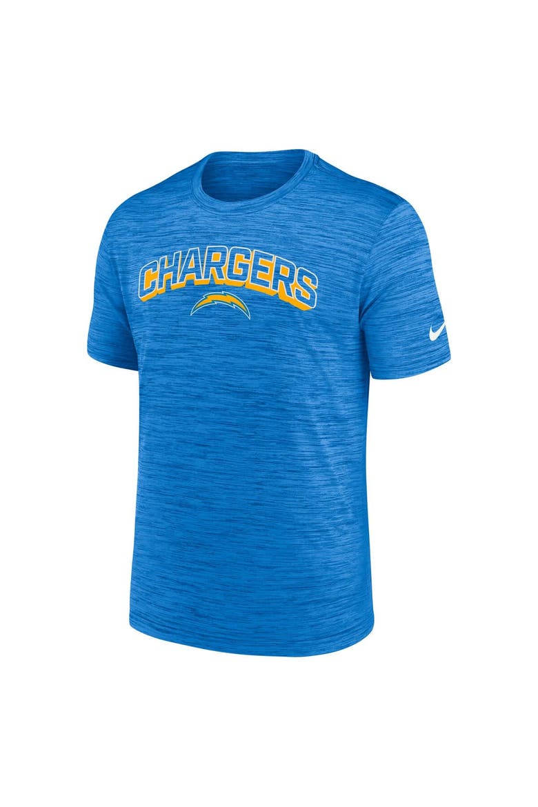 Men's Nike Powder Blue Los Angeles Chargers Velocity Performance T-Shirt, Alternate, color, Powder Blue