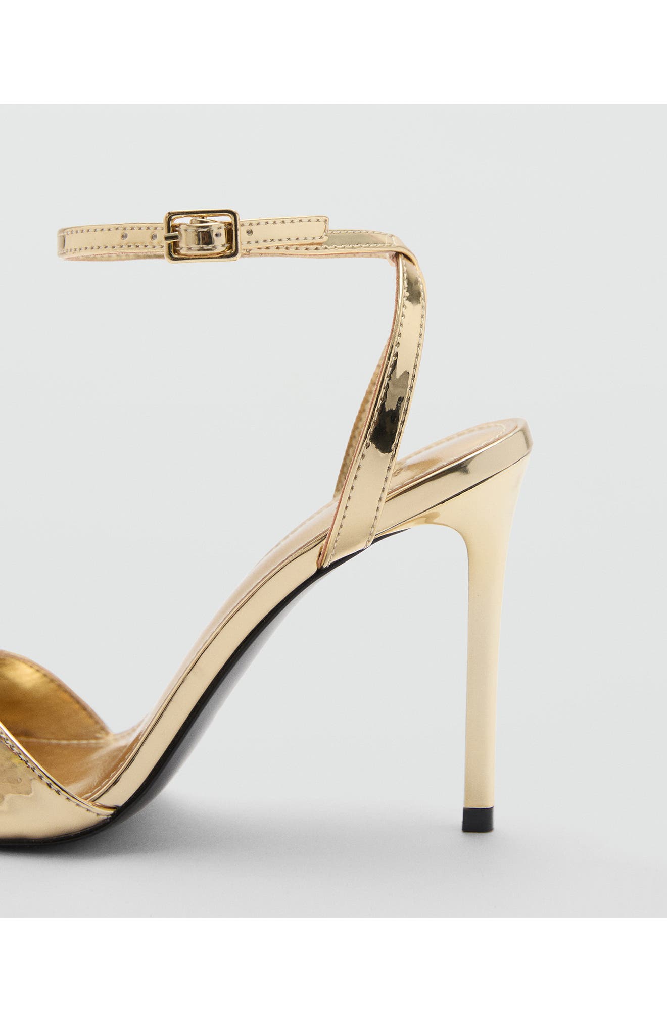 MANGO Ankle Strap Sandal, Alternate, color, 