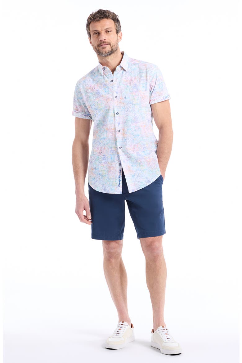Passport 2 Cotton Seersucker Shirt, Alternate, color, MULTI