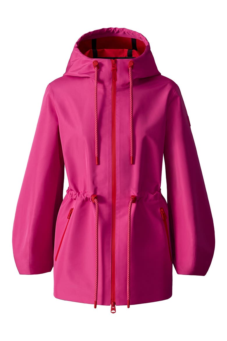 Kalea Windproof & Water Resistant Recycled Polyester Jacket, Alternate, color, AZALEA-LAVA