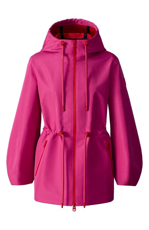 Mackage Kalea Windproof & Water Resistant Recycled Polyester Jacket In Azalea-lava