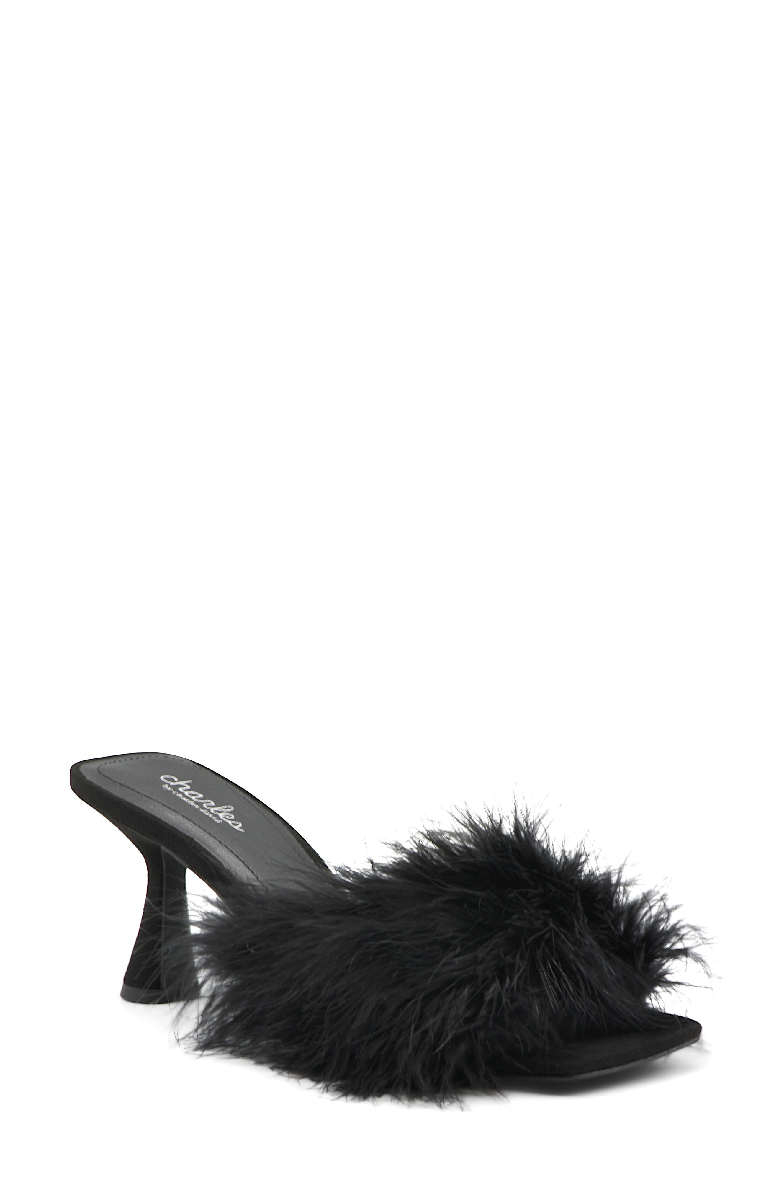 Charles by Charles David Pazazz Slide Sandal, Main, color, Black