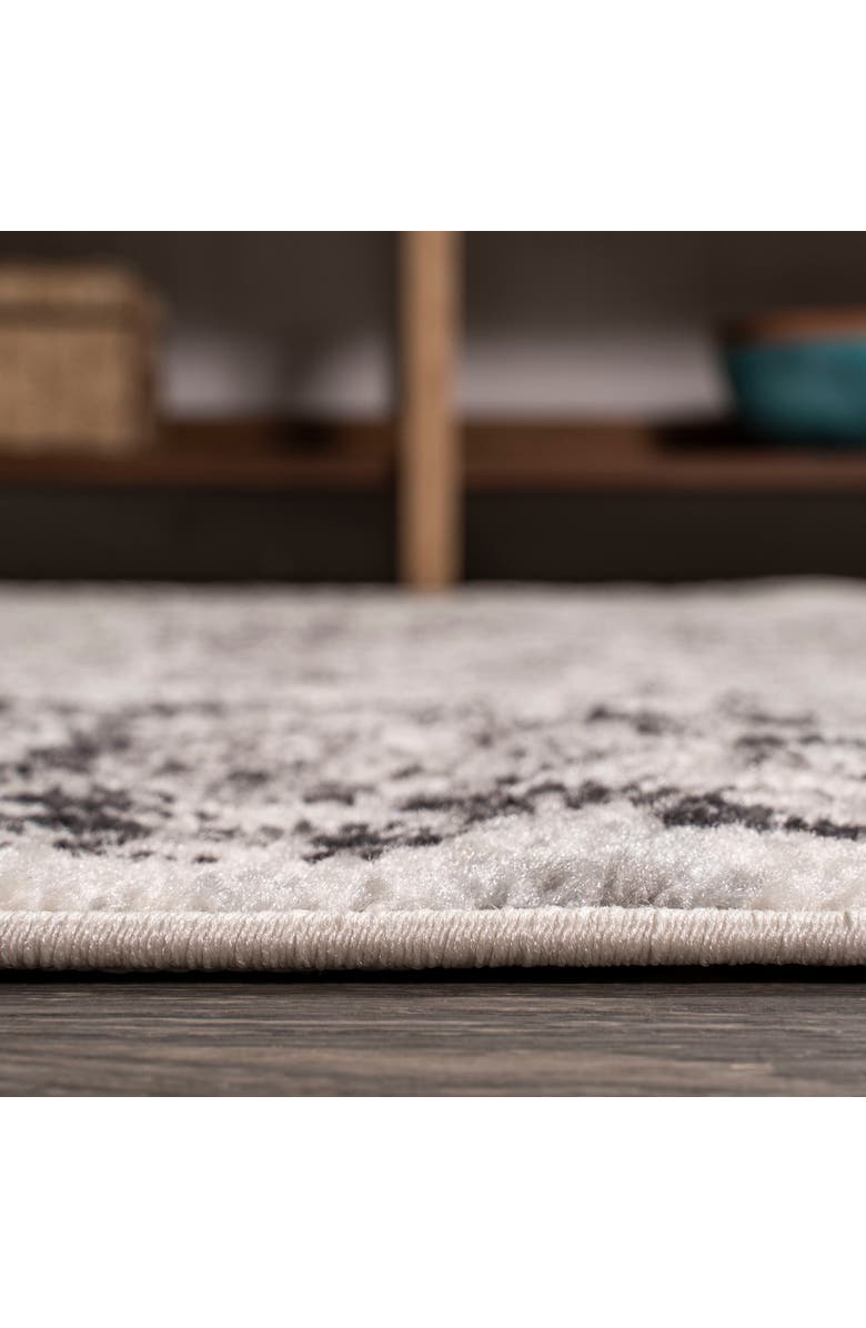 JONATHAN Y Minori Filigree Medallion Area Rug, Alternate, color, Dark Gray/Cream