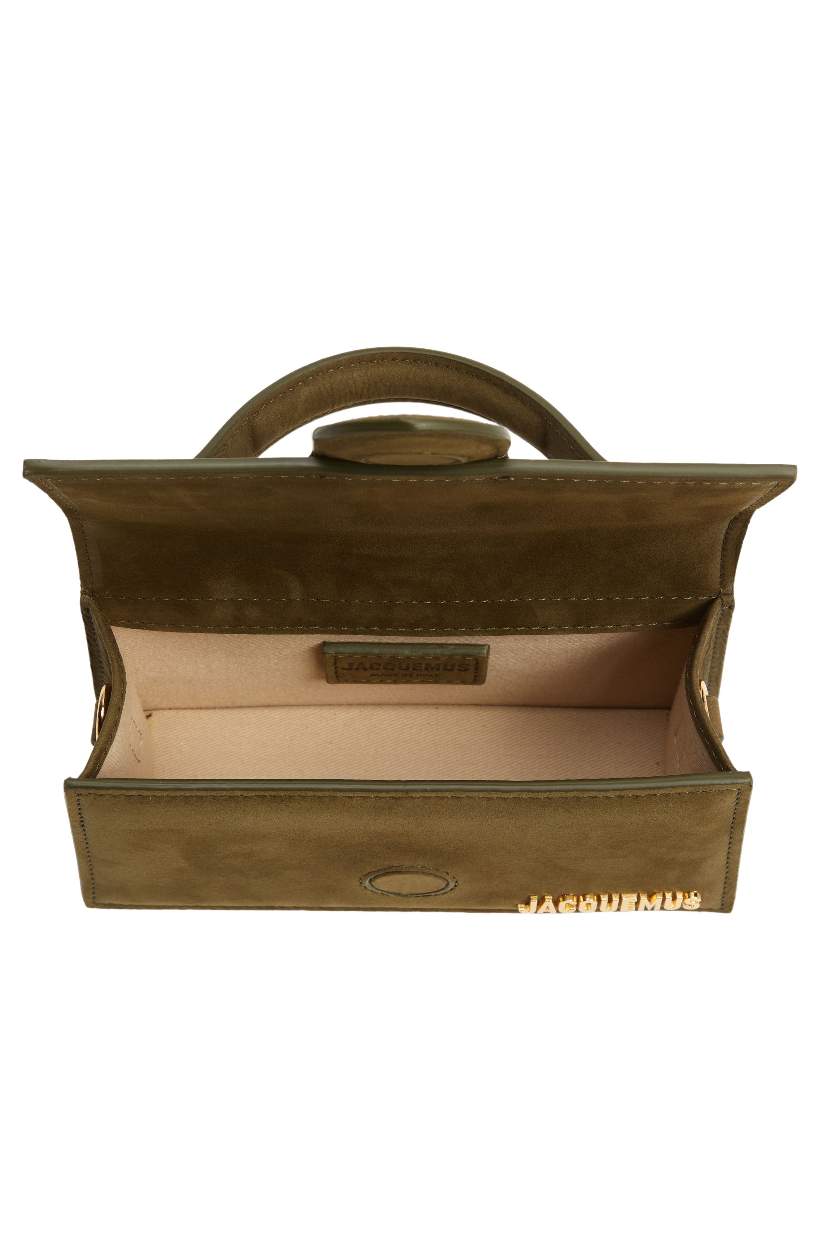 Jacquemus Le Bambino Leather Shoulder Bag, Alternate, color, 