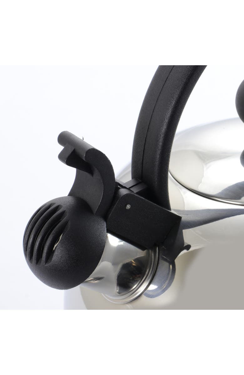 Gibson Springberry 2.25 Qt. Stainless Steel Kettle, Alternate, color, Metallic Silver