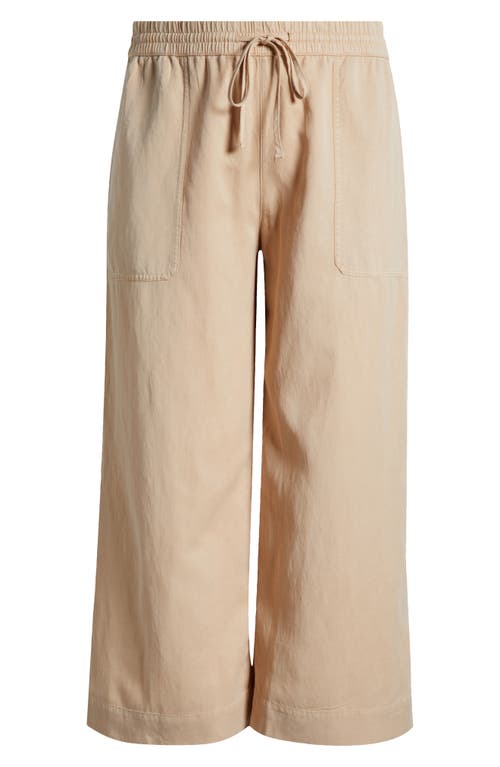Caslon ® Linen Blend Crop Pants In Neutral