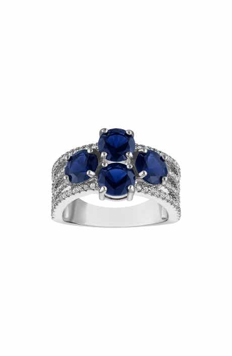 Lab Created Sapphire Statement Ring
