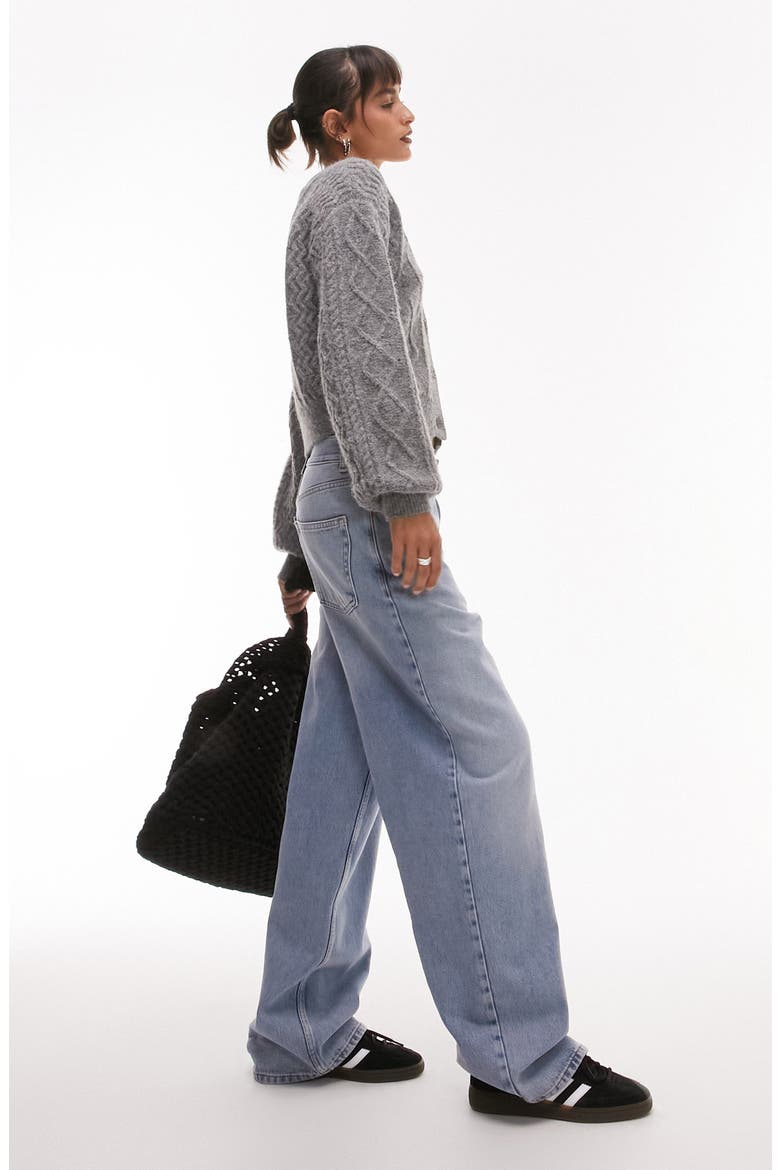 Cable Stitch Cardigan, Alternate, color, GREY