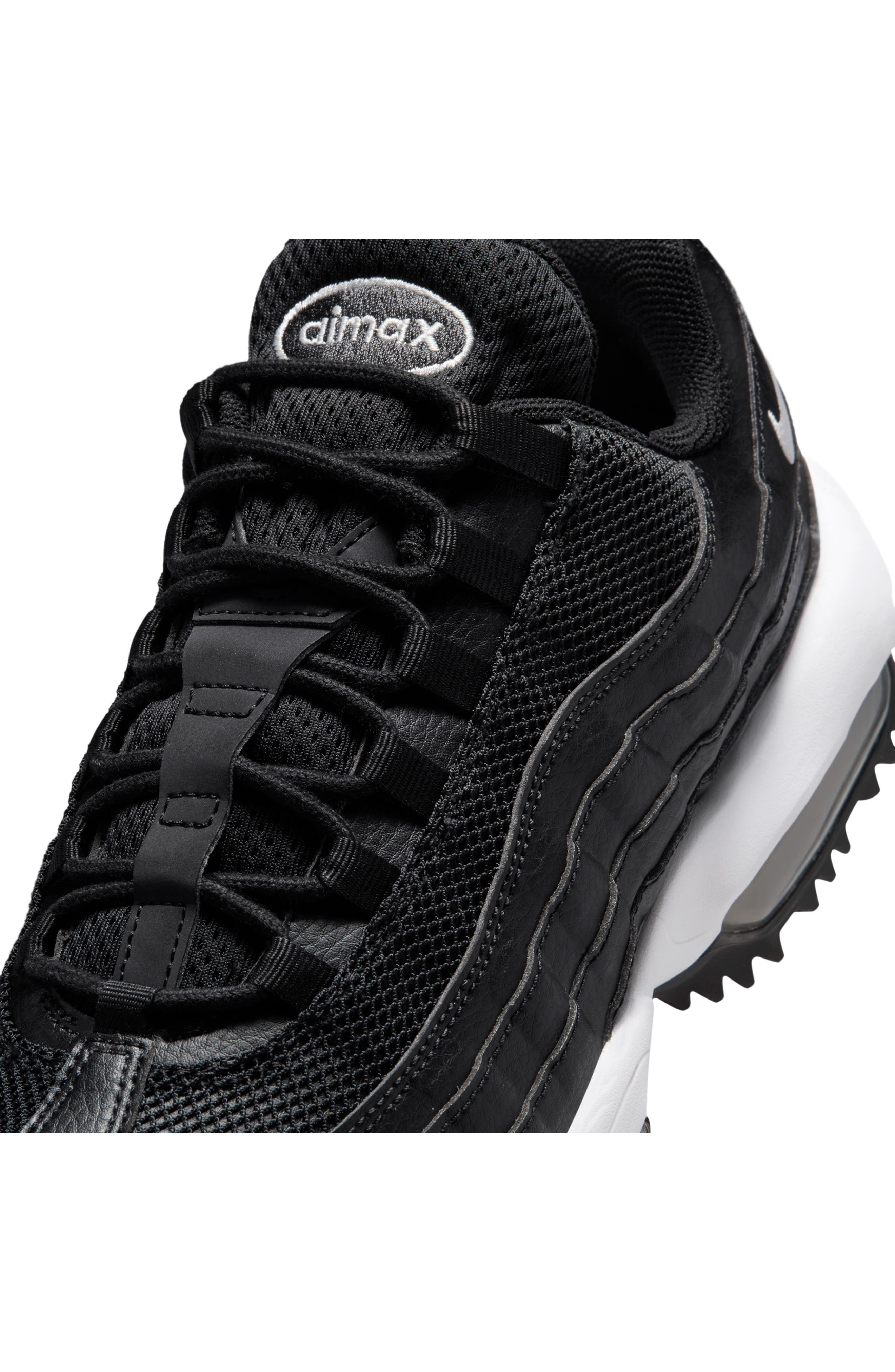 Air Max '95 G Waterproof Golf Shoe, Alternate, color, BLACK/ ANTHRACITE/ WHITE