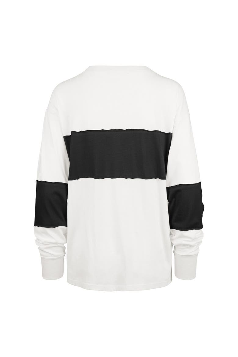 Women's '47 Cream New Orleans Saints Clubhouse Pride Taylor Long Sleeve T-Shirt, Alternate, color, Cream