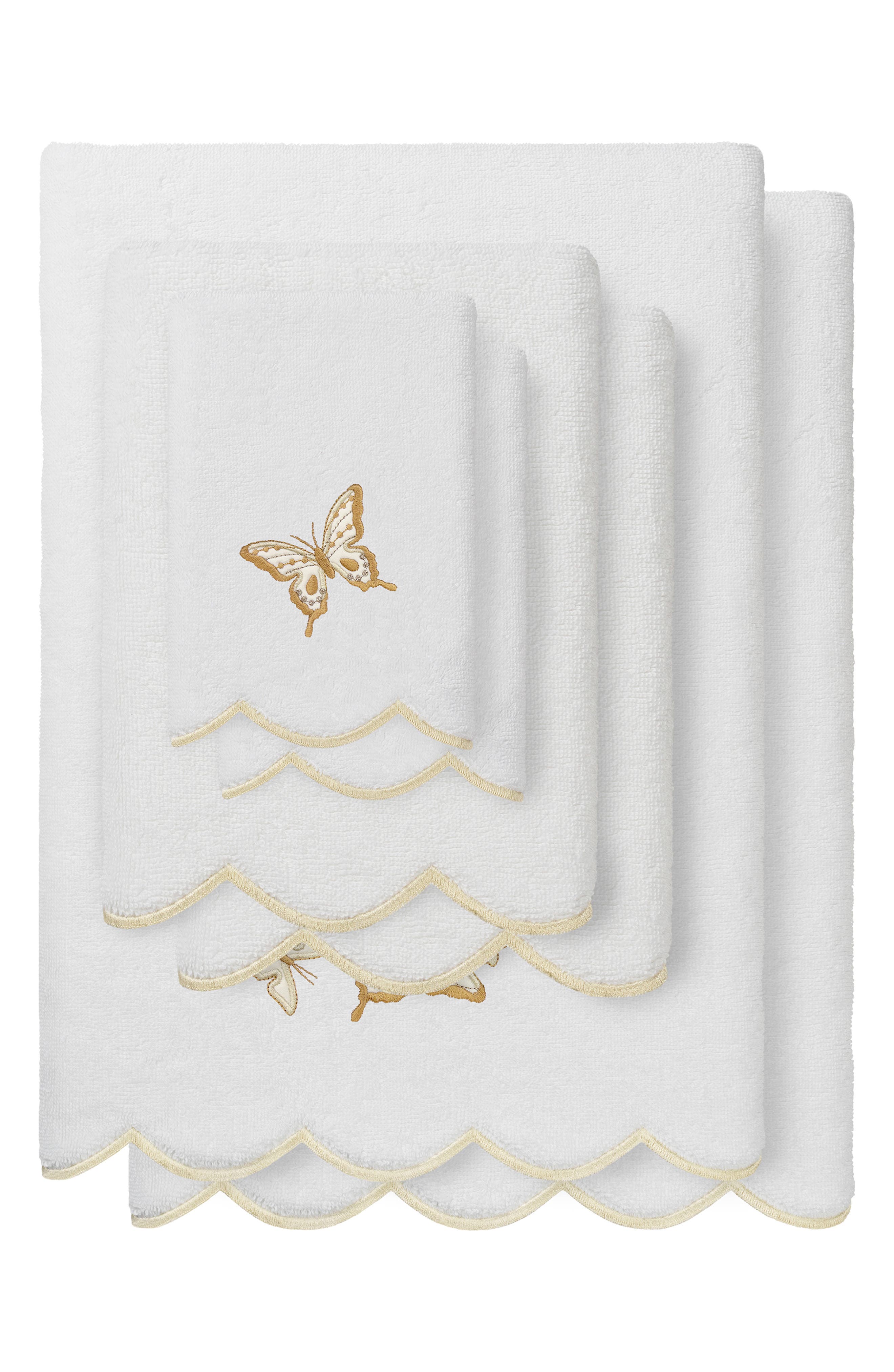 6-Piece Brittney Embroidered Turkish Cotton Towel Set