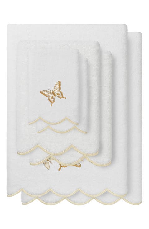 6-Piece Brittney Embroidered Turkish Cotton Towel Set
