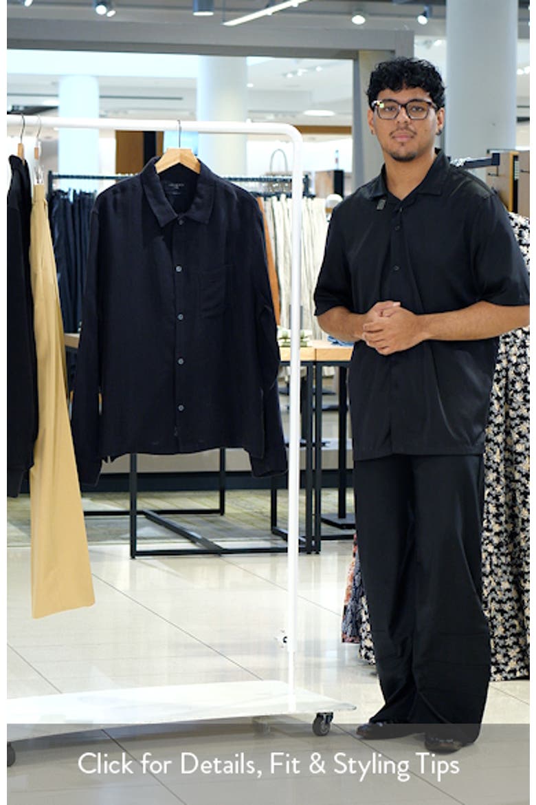 Bale Cotton & Lyocell Button-Up Shirt video