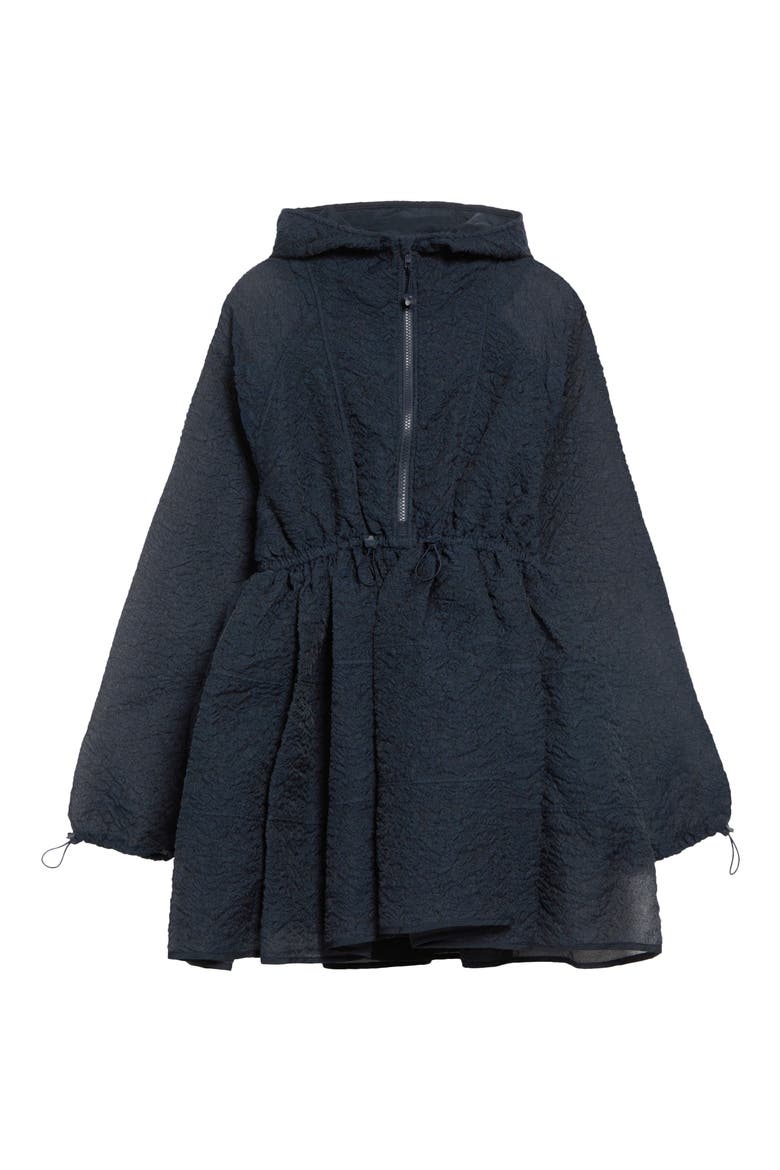 Freesia Brodia Matelass Quarter Zip Minidress, Alternate, color, NAVY