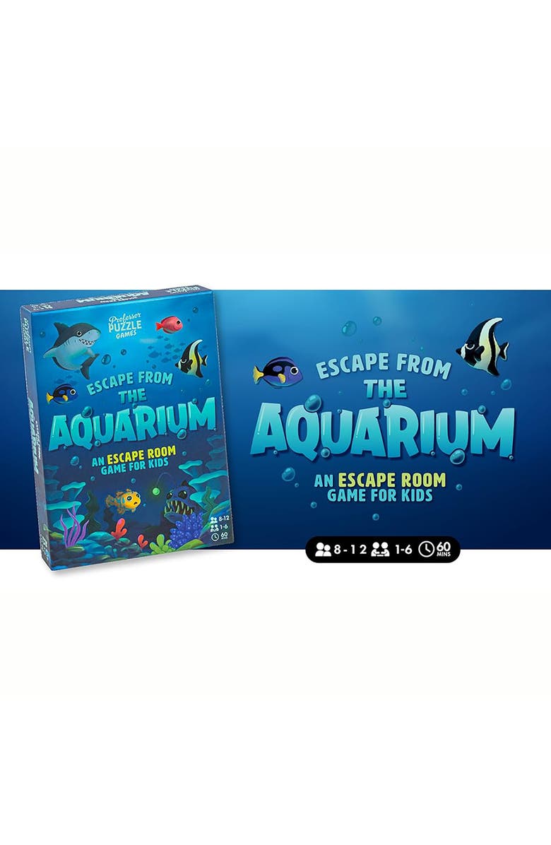 Professor Puzzle Escape From The Aquarium Puzzles, Alternate, color, 