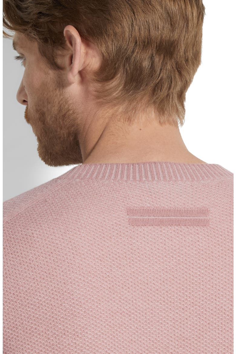 Oasi Seed Stitch Cashmere Sweater, Alternate, color, DUST PINK