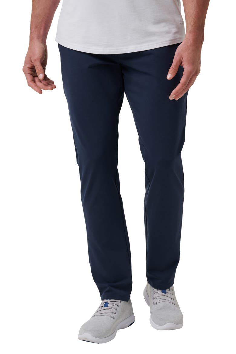 Legacy Stretchknit Flat Front Chinos, Main, color, TOTAL ECLIPSE