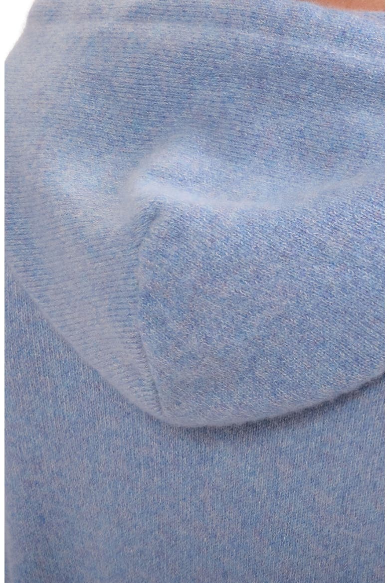 Cashmere & Silk Hoodie, Alternate, color, ICE