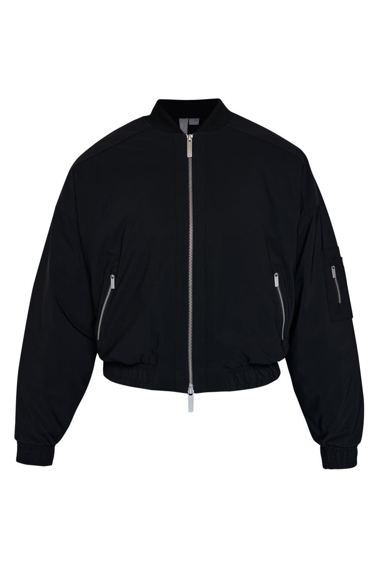 Explorer Bomber Jacket, Alternate, color, BLACK