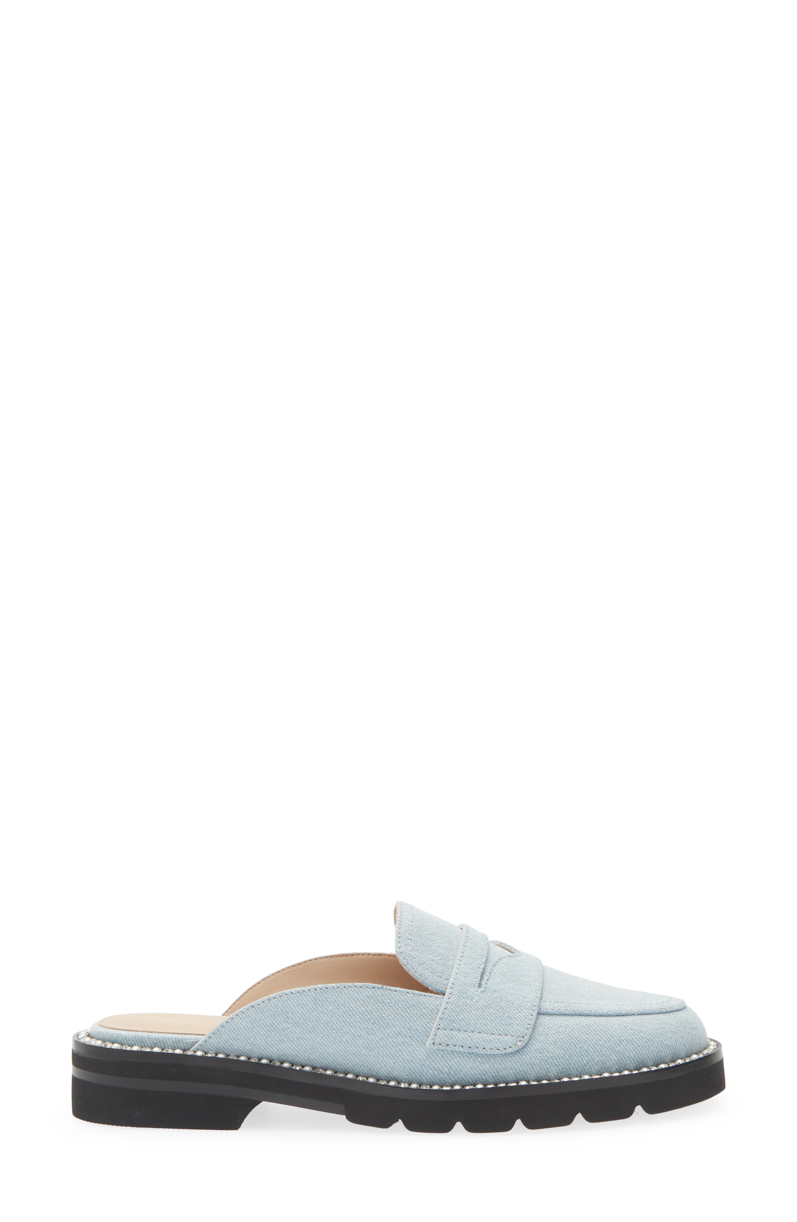 Stuart Weitzman Monty Mule, Alternate, color, Light Blue